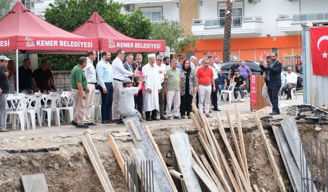 Kubbeli Camii İçin Temel Atma Töreni Gerçekleşti