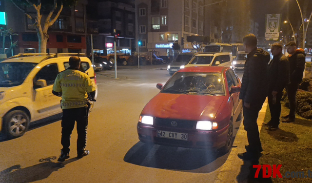 Aniden Yola Çıkan Yayaya Araç Çarptı: Metrelerce Havaya Savruldu